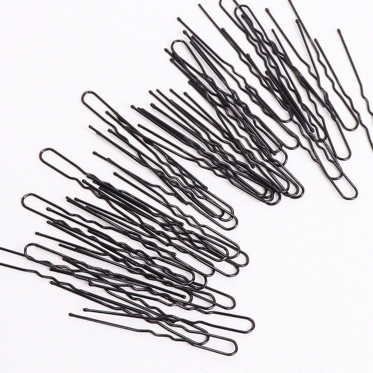 Wholesale Alloy Hairpin Black U-shaped Hair Clip